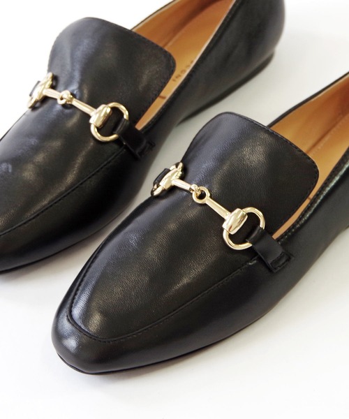 FABIO RUSCONI（ファビオルスコーニ）の「FABIO RUSCONI （ファビオ ルスコーニ） /  ビットローファー（ローファー・レディース・グレイッシュベージュ/ブラック・39/38/37/36）」の6枚目の写真