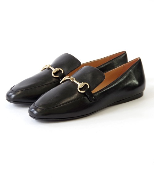 FABIO RUSCONI（ファビオルスコーニ）の「FABIO RUSCONI （ファビオ ルスコーニ） /  ビットローファー（ローファー・レディース・グレイッシュベージュ/ブラック・39/38/37/36）」の3枚目の写真