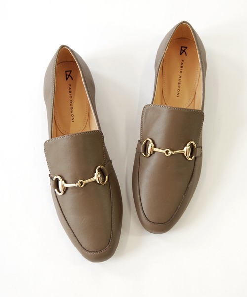 FABIO RUSCONI（ファビオルスコーニ）の「FABIO RUSCONI （ファビオ ルスコーニ） /  ビットローファー（ローファー・レディース・グレイッシュベージュ/ブラック・39/38/37/36）」の19枚目の写真