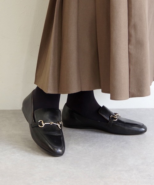 FABIO RUSCONI（ファビオルスコーニ）の「FABIO RUSCONI （ファビオ ルスコーニ） /  ビットローファー（ローファー・レディース・グレイッシュベージュ/ブラック・39/38/37/36）」の13枚目の写真