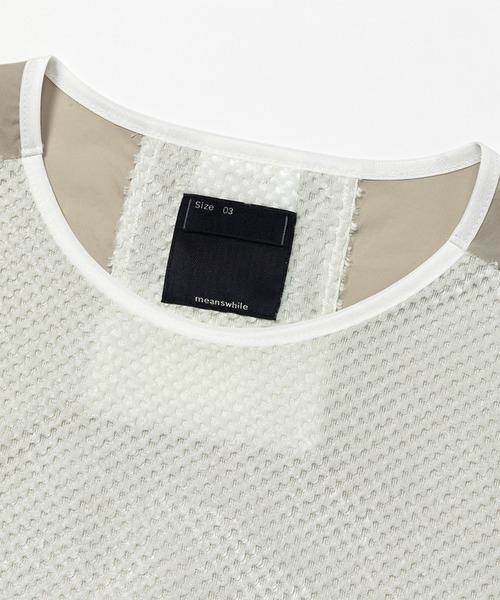 meanswhile(ミーンズワイル)の「Octa Conditioning Vest(ベスト・メンズ・グレー/オフホワイト・1(S))」の8枚目の写真