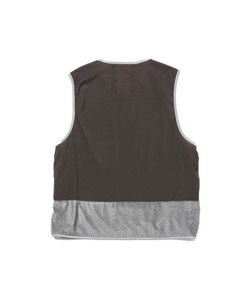 meanswhile(ミーンズワイル)の「Octa Conditioning Vest(ベスト・メンズ・グレー/オフホワイト・1(S))」の3枚目の写真
