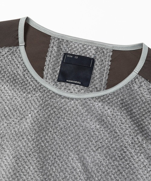 meanswhile(ミーンズワイル)の「Octa Conditioning Vest(ベスト・メンズ・グレー/オフホワイト・1(S))」の4枚目の写真