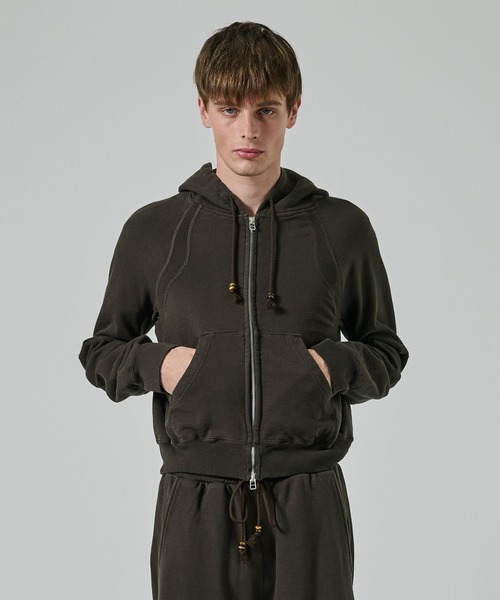 NVRFRGT】PANELLED ZIP UP HOODIE（パーカー）｜NVRFRGT