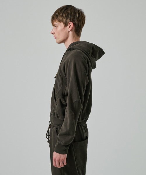 NVRFRGT】PANELLED ZIP UP HOODIE（パーカー）｜NVRFRGT