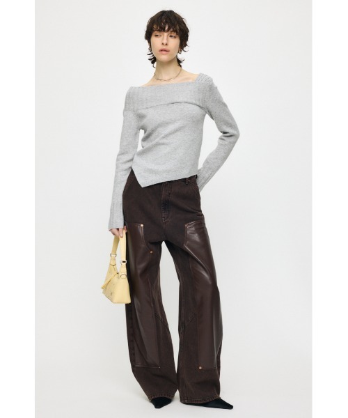 新色登場】ASYMMETRY トップス（ニット/セーター）｜MOUSSY（マウジー