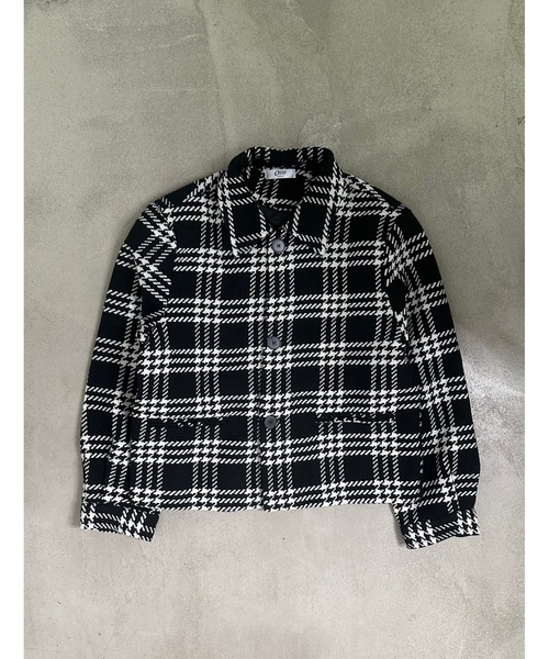 Otte(オッテ)の「ハウンドチェックジャケット(テーラードジャケット・メンズ・ブラック・MEDIUM/X-LARGE/LARGE)」の4枚目の写真