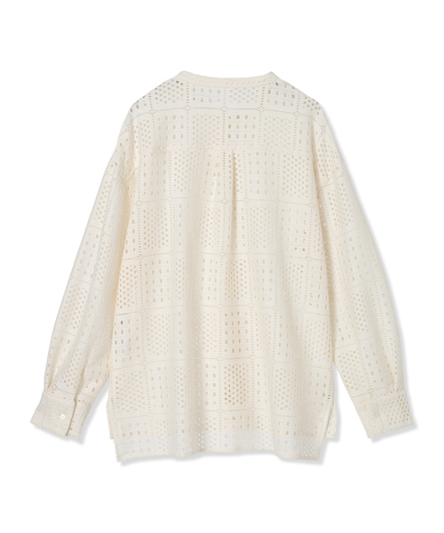 LE SOUK HOLIDAY（ルスークホリデー）の「レースシャツ（シャツ/ブラウス・レディース・オフホワイト・M/L）」の15枚目の写真
