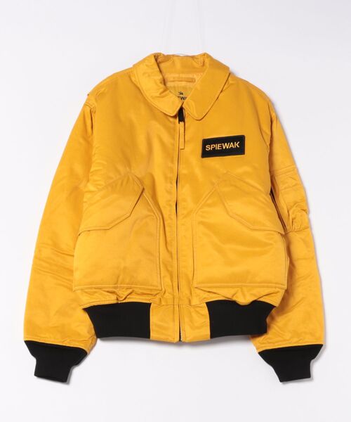 90s USA製 デッド スピワック タイタンクロス CWU-55/P ゴールド 80s-90s USA製 ISS.NY/ SPIEWAK - CWU-55/P FLIGHT JACKET OLD