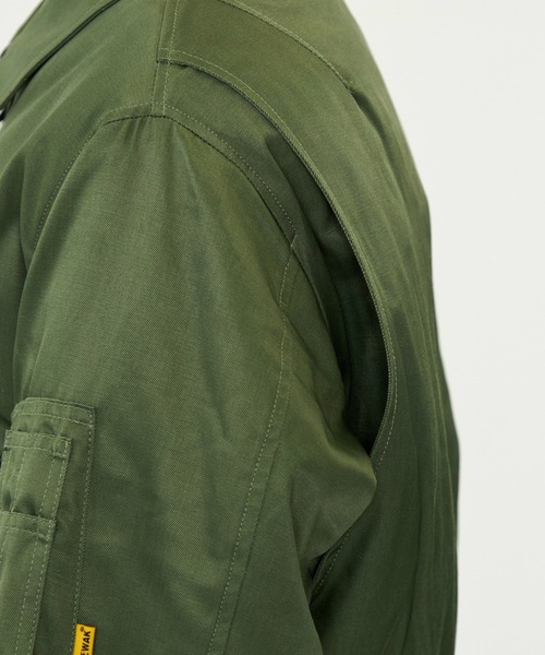 SPIEWAK(スピーワック)の「CWU-55/P N/Cタイタンクロス/フライトジャケット(ミリタリージャケット・メンズ・ブラック/ネイビー/イエロー/セージグリーン・SMALL/MEDIUM/LARGE/X-LARGE)」の8枚目の写真