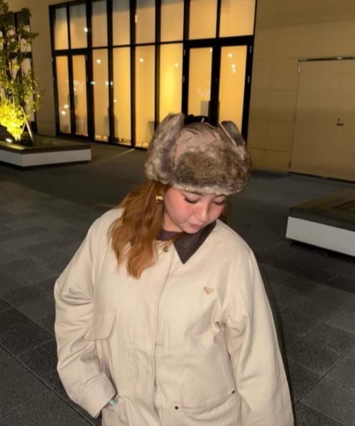 ROXY（ロキシー）の「TAKE OFF HAT /ロキシーファーフライトキャップ（キャップ・レディース・ブラウン/ブラック・FREE）」の3枚目の写真