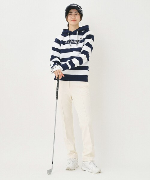 adabat（アダバット）の「ボーダーニットパーカー（ニット/セーター・レディース・グレー系7/ネイビー系2・38/40/42）」の11枚目の写真