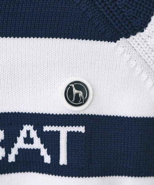 adabat（アダバット）の「ボーダーニットパーカー（ニット/セーター・レディース・グレー系7/ネイビー系2・38/40/42）」の13枚目の写真