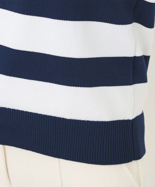 adabat（アダバット）の「ボーダーニットパーカー（ニット/セーター・レディース・グレー系7/ネイビー系2・38/40/42）」の19枚目の写真