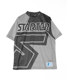 STARTER | ●STARTER GOLF●スターターゴルフ FIELDSENSOR(R)吸水速乾 STARTERビックロゴ モックネック半袖カットソー SG-123001(Tシャツ/カットソー)