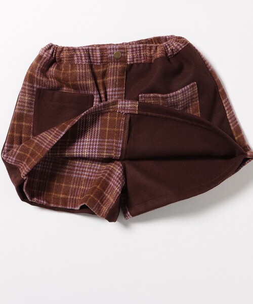 BEAMS mini(ビームスミニ)の「チェック フロントボタン スカートパンツ 2025FW(90~140cm)(その他パンツ・キッズ・ブラウン/ネイビー・100/140/130/120/110/90)」の16枚目の写真