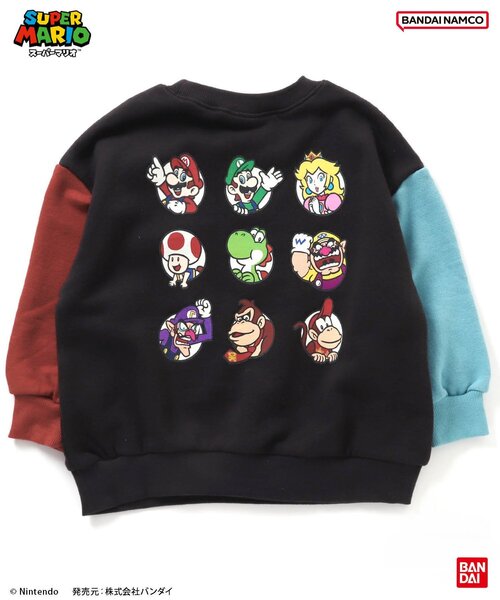 Nintendo マリオ スウェット XL Rare vintage 90s イタリア製 Nintendo GO-GO MARIO スーパーマリオ スウェットパーカー