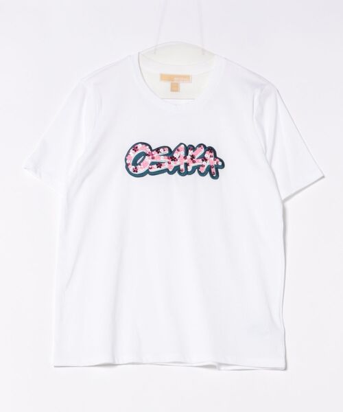 MICHAEL KORS(マイケルコース)の「OSAKA フラワー クラシック Tシャツ(Tシャツ/カットソー・レディース・ホワイト・L/M/S/XS/XL)」の1枚目の写真