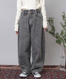 URCH RNA アーチアールエヌエー　デニムパンツ　ハイクパンツ　紐なし URCH RNA アーチアールエヌエー デニムパンツ ハイクパンツ 紐なし