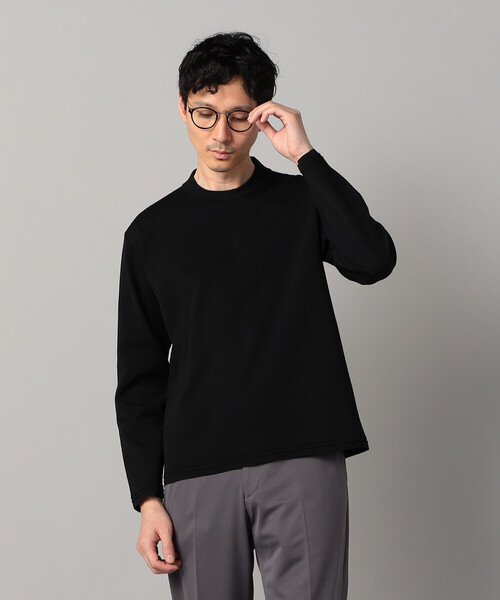 COMME CA MEN(コムサメン)の「ミラノリブ クルーネックニット(ニット/セーター・メンズ・ライトグレー/ブルー/ブラック・L/M)」の2枚目の写真