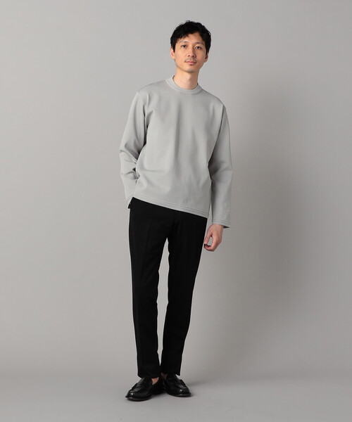 COMME CA MEN(コムサメン)の「ミラノリブ クルーネックニット(ニット/セーター・メンズ・ライトグレー/ブルー/ブラック・L/M)」の5枚目の写真