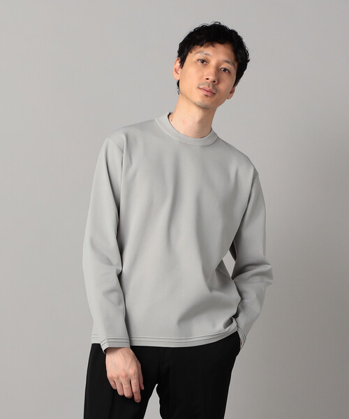 COMME CA MEN(コムサメン)の「ミラノリブ クルーネックニット(ニット/セーター・メンズ・ライトグレー/ブルー/ブラック・L/M)」の6枚目の写真