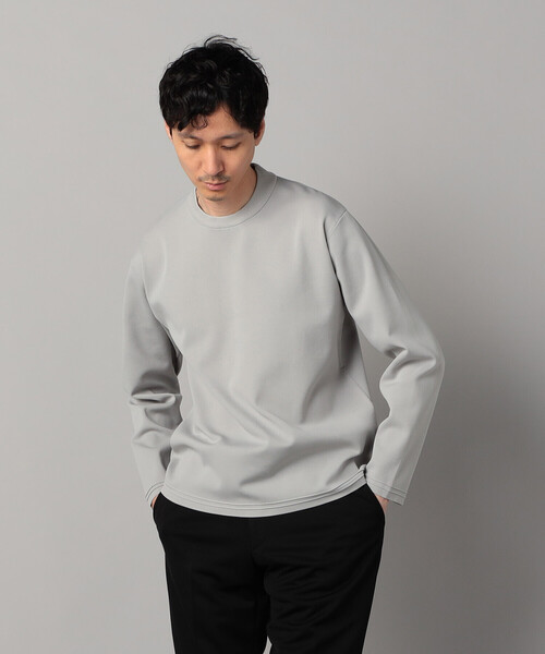 COMME CA MEN(コムサメン)の「ミラノリブ クルーネックニット(ニット/セーター・メンズ・ライトグレー/ブルー/ブラック・L/M)」の7枚目の写真