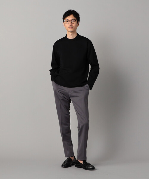 COMME CA MEN(コムサメン)の「ミラノリブ クルーネックニット(ニット/セーター・メンズ・ライトグレー/ブルー/ブラック・L/M)」の8枚目の写真