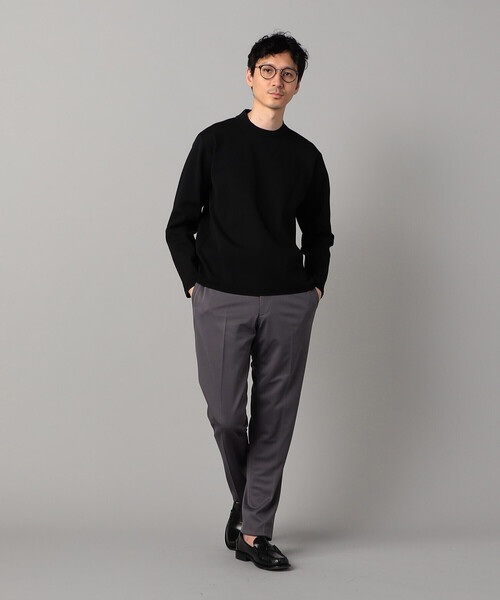 COMME CA MEN(コムサメン)の「ミラノリブ クルーネックニット(ニット/セーター・メンズ・ライトグレー/ブルー/ブラック・L/M)」の9枚目の写真