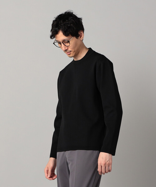COMME CA MEN(コムサメン)の「ミラノリブ クルーネックニット(ニット/セーター・メンズ・ライトグレー/ブルー/ブラック・L/M)」の11枚目の写真