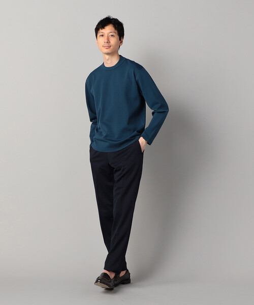 COMME CA MEN(コムサメン)の「ミラノリブ クルーネックニット(ニット/セーター・メンズ・ライトグレー/ブルー/ブラック・L/M)」の12枚目の写真