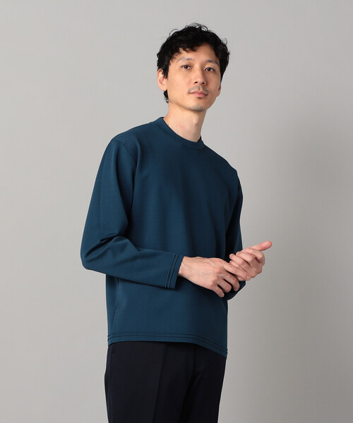 COMME CA MEN(コムサメン)の「ミラノリブ クルーネックニット(ニット/セーター・メンズ・ライトグレー/ブルー/ブラック・L/M)」の13枚目の写真