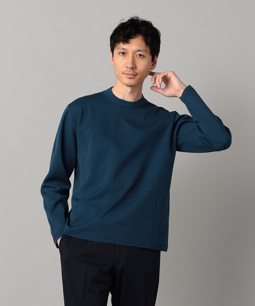 COMME CA MEN(コムサメン)の「ミラノリブ クルーネックニット(ニット/セーター・メンズ・ライトグレー/ブルー/ブラック・L/M)」の14枚目の写真