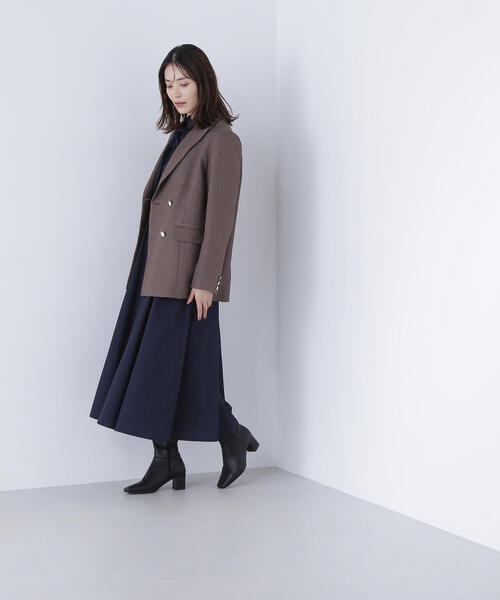 NATURAL BEAUTY BASIC（ナチュラルビューティーベーシック）の「◇＜CLASSY. お仕事名品Award 2025＞「ジャケット賞」ダブルブレストボクシージャケットII（テーラードジャケット・レディース・ブラック系その他/ブラウン系その他/ベージュ系その他/ネイビー・SMALL/MEDIUM）」の15枚目の写真