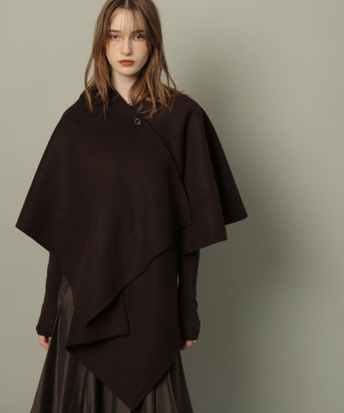 CADUNE（カデュネ）の「チュールラッフル付ロングトレンチコート