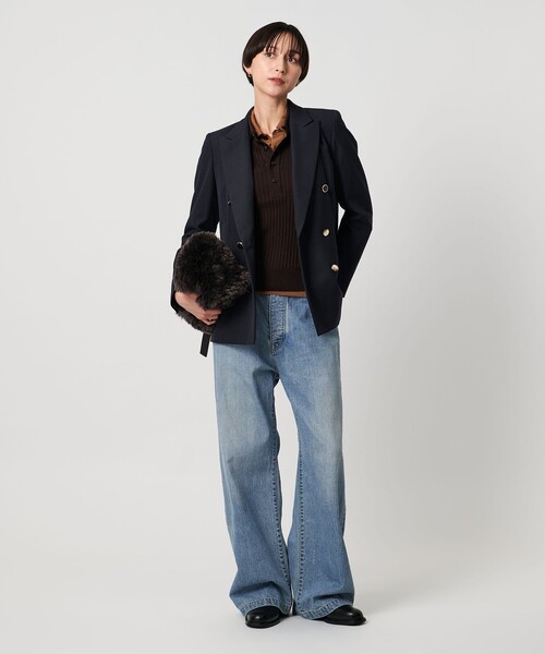 UNITED ARROWS（ユナイテッドアローズ）の「6B ウール ブレザー 25FW（テーラードジャケット・レディース・ブラウン系/その他1/ネイビー・36/34/38/40）」の5枚目の写真