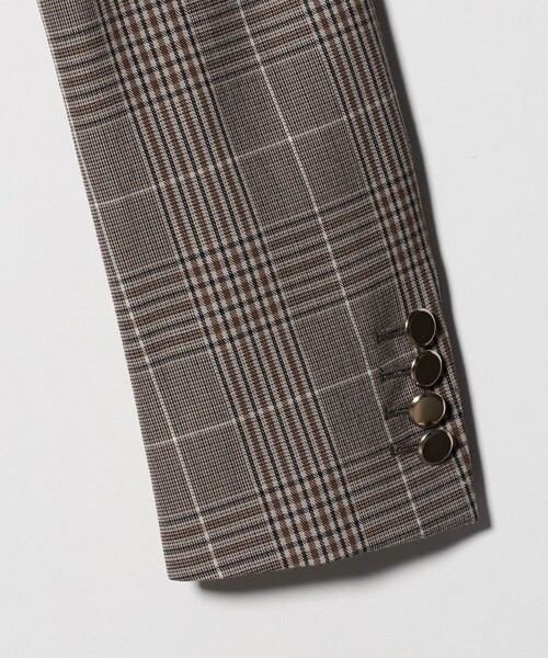 ユナイテッドアローズ ウールブレザージャケットグレンチェック ドゥーズィエム6B UNITED ARROWS（ユナイテッドアローズ）の「W 6B ブレザー