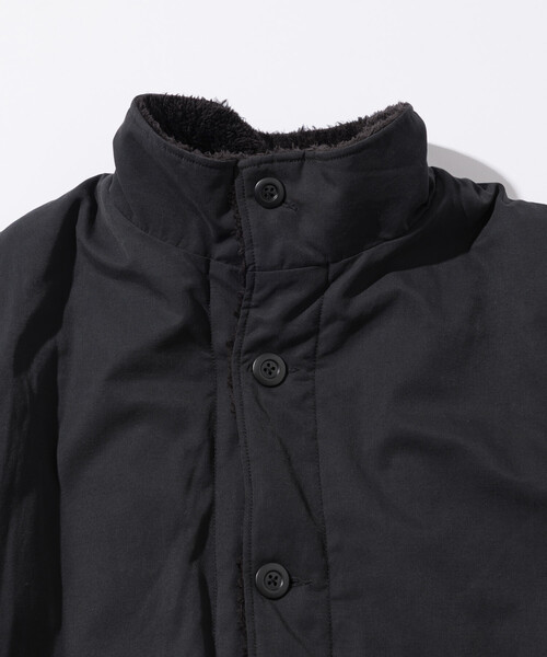 FREAK'S STORE（フリークスストア）の「ビッグシルエット スタンドネック リバーシブル ボアブルゾン/ミリタリー/ナイロンブルゾン（ブルゾン・メンズ・ブラック/オリーブ/レオパード・LARGE/MEDIUM）」の12枚目の写真