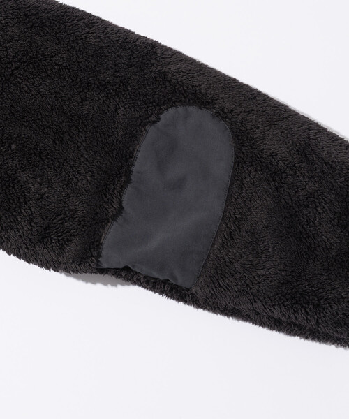 FREAK'S STORE（フリークスストア）の「ビッグシルエット スタンドネック リバーシブル ボアブルゾン/ミリタリー/ナイロンブルゾン（ブルゾン・メンズ・ブラック/オリーブ/レオパード・LARGE/MEDIUM）」の19枚目の写真