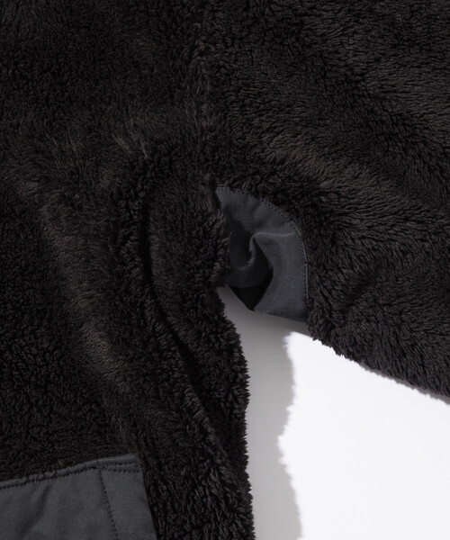 FREAK'S STORE（フリークスストア）の「ビッグシルエット スタンドネック リバーシブル ボアブルゾン/ミリタリー/ナイロンブルゾン（ブルゾン・メンズ・ブラック/オリーブ/レオパード・LARGE/MEDIUM）」の21枚目の写真