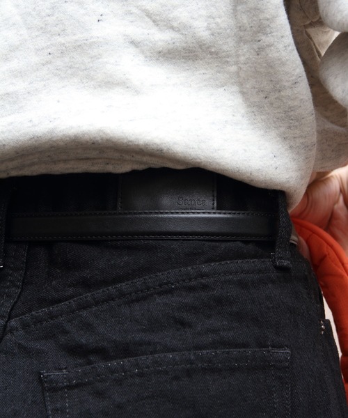 Sanca(サンカ)の「Sanca/サンカ ブラックデニム5Pワイドフィット BLACK DENIM 5P WIDE FIT(ウィメンズ)(デニムパンツ・レディース・ブラック・0)」の4枚目の写真
