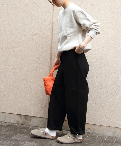 Sanca(サンカ)の「Sanca/サンカ ブラックデニム5Pワイドフィット BLACK DENIM 5P WIDE FIT(ウィメンズ)(デニムパンツ・レディース・ブラック・0)」の16枚目の写真