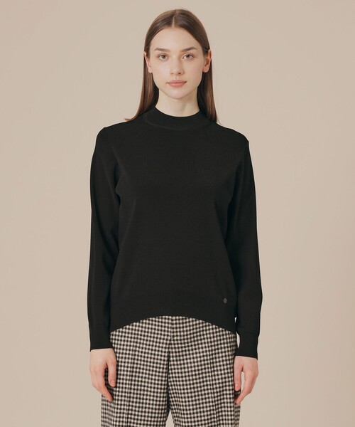 MACKINTOSH LONDON（マッキントッシュ ロンドン）の「スライトラスターストレッチニットプルオーバー（ニット/セーター・レディース・ブラック/ベージュ/オレンジ・38）」の11枚目の写真