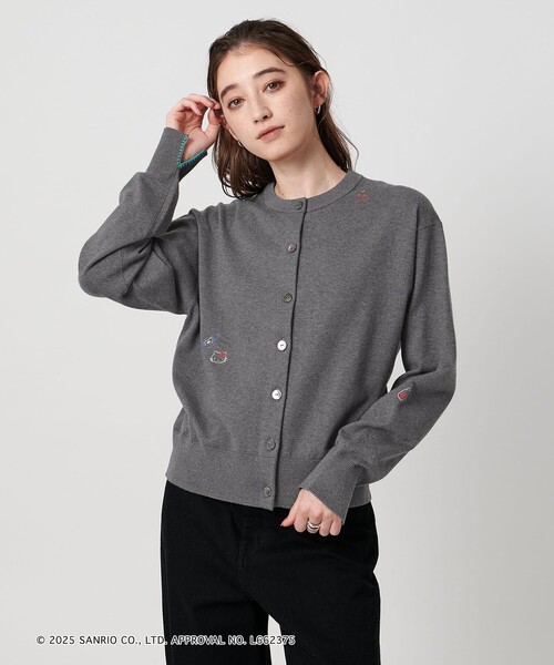 HELLO KITTY × UNITED ARROWS＞エンブロイダリー カーディガン