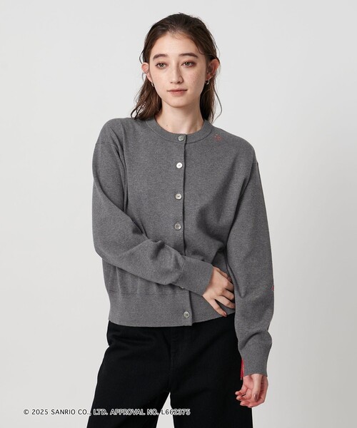 新品　HELLO KITTY UNITED ARROWS カーディガン HELLO KITTY × UNITED ARROWS＞エンブロイダリー カーディガン