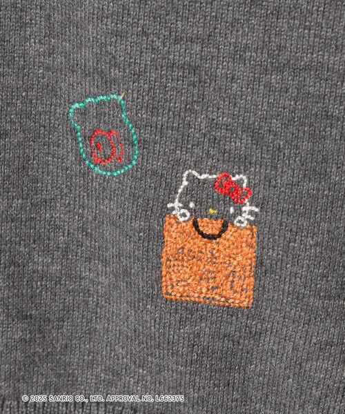 HELLO KITTY × UNITED ARROWS＞エンブロイダリー カーディガン