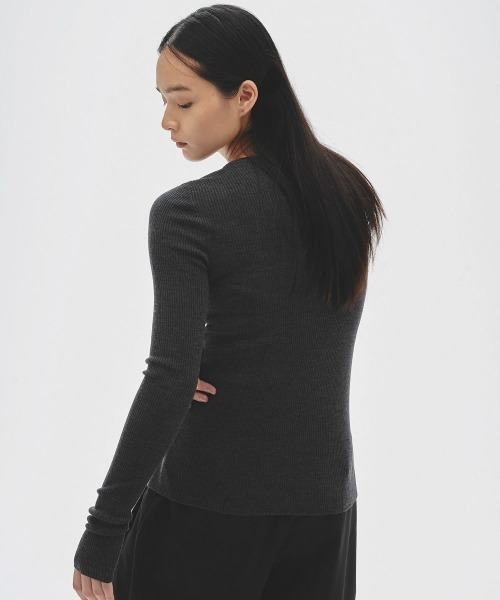 TODAYFUL（トゥデイフル）の「TODAYFUL Silkwool Knit Cardigan（カーディガン/ボレロ・レディース・オフホワイト/ダークグレー/ブラウン・FREE）」の12枚目の写真