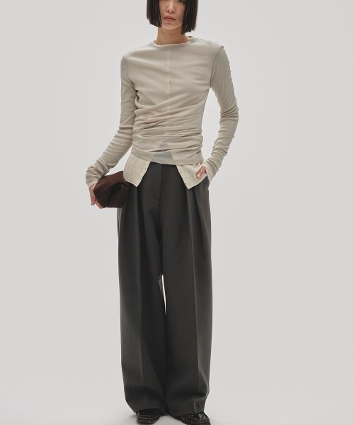 TODAYFUL（トゥデイフル）の「TODAYFUL Silkwool Knit Cardigan（カーディガン/ボレロ・レディース・オフホワイト/ダークグレー/ブラウン・FREE）」の8枚目の写真
