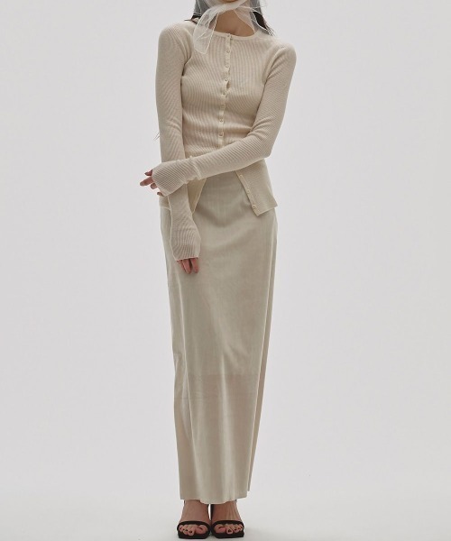 TODAYFUL（トゥデイフル）の「TODAYFUL Silkwool Knit Cardigan（カーディガン/ボレロ・レディース・オフホワイト/ダークグレー/ブラウン・FREE）」の10枚目の写真