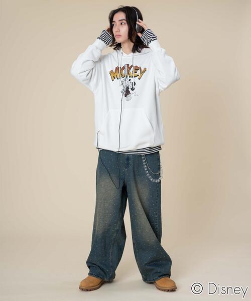 Disney(ディズニー)の「∴WEGO/DISNEYグラフィックプルパーカー(パーカー・メンズ・ホワイト/スミクロ・LARGE/MEDIUM)」の7枚目の写真